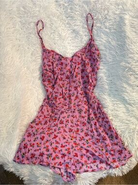 Bohemian gypsy hippie floral tank top romper
